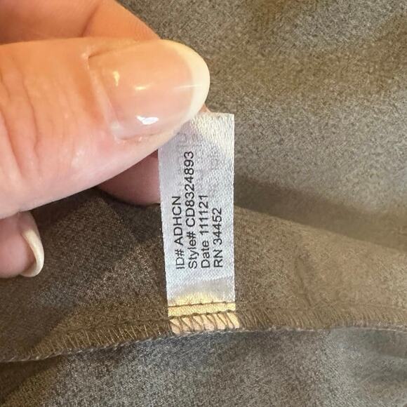 ClimateRight Cuddl Duds Heather Gray Scrubs Top Sz. L - Picture 6 of 6